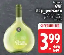 Edeka Franken GWF Die jungen Frank'n Angebot