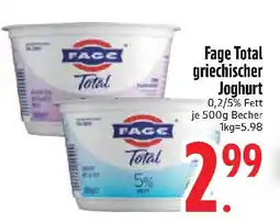 Edeka Fage Total griechischer Joghurt Angebot