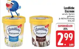 Edeka Landliebe Eiscreme Angebot