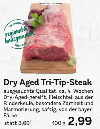 Edeka Dry Aged Tri-Tip-Steak bayerisches Angebot