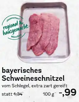 Edeka bayerisches Schweineschnitzel Angebot
