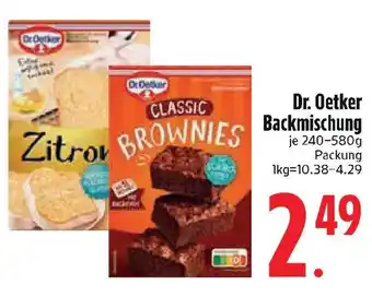 Edeka Dr. Oetker Backmischung Angebot