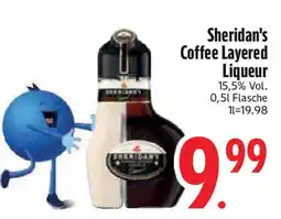 Edeka Sheridan's Coffee Layered Liqueur Angebot
