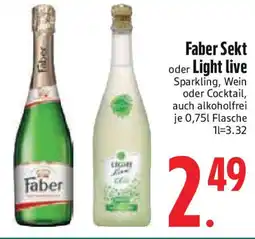 Edeka Faber Sekt oder Light live Angebot