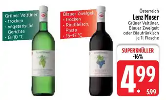 Edeka Österreich Lenz Moser Angebot