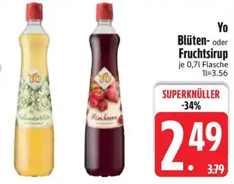 Edeka Yo oder Blüten- oc Fruchtsirup Angebot