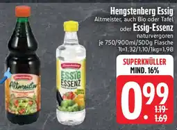 Edeka Hengstenberg Essig oder Essig-Essenz Angebot