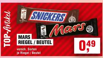 Handelshof MARS RIEGEL / BEUTEL Angebot