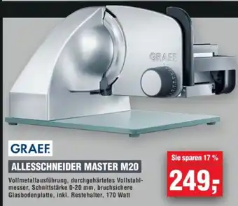 Handelshof GRAEF. ALLESSCHNEIDER MASTER M20 Angebot