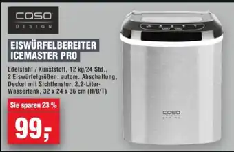 Handelshof caso DESIGN EISWÜRFELBEREITER ICEMASTER PRO Angebot