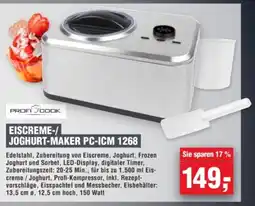Handelshof PROFI COOK EISCREME-/ JOGHURT-MAKER PC-ICM 1268 Angebot