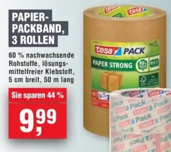 Handelshof tesa PAPIER- PACKBAND, 3 ROLLEN Angebot