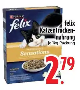 Edeka felix Katzentrocken- nahrung Angebot