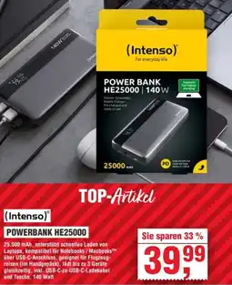 Handelshof (Intenso) POWER BANK HE25000 Angebot
