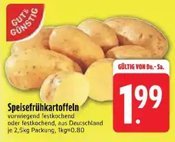 Edeka GUT&GUNSTIG Speisefrühkartoffeln Angebot