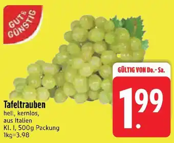 Edeka GUT&GUNSTIG Tafeltrauben Angebot