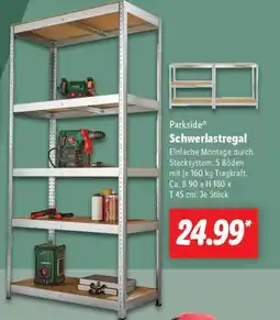 Lidl Parkside Schwerlastregal Angebot