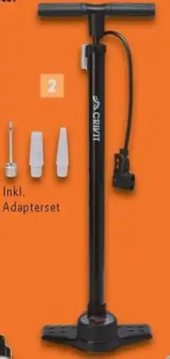 Lidl CRIVIT Standluftpumpe XL mit Manometer Angebot