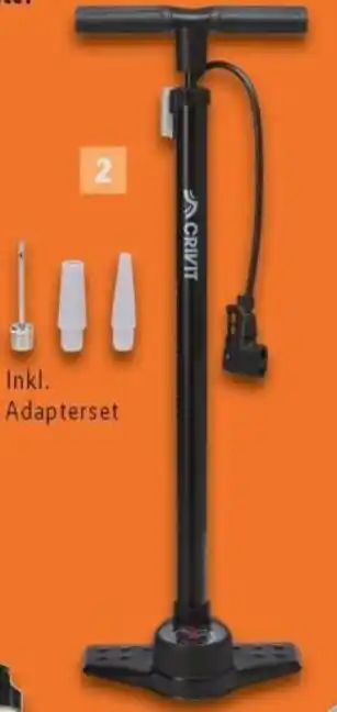 Lidl CRIVIT Standluftpumpe XL mit Manometer Angebot