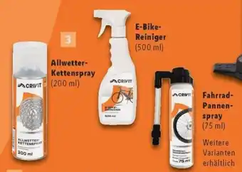 Lidl CRIVIT Fahrrad-Pflegesortiment Angebot