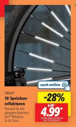 Lidl CRIVIT 36 Speichen- reflektoren Angebot