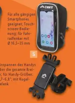 Lidl CRIVIT Fahrrad-Handytasche/ Motorrad-Handyhalterung Angebot