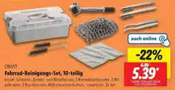 Lidl CRIVIT Fahrrad-Reinigungs-Set, 10-teilig Angebot
