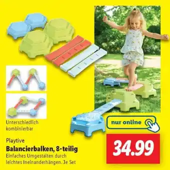 Lidl Playtive Balancierbalken, 8-teilig Angebot