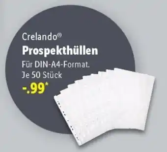 Lidl Crelando Prospekthüllen Angebot