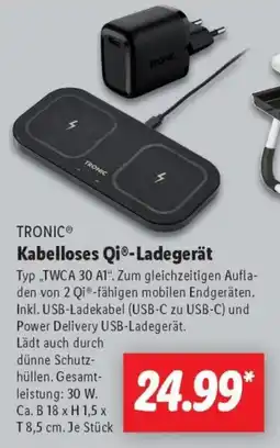 Lidl TRONIC Kabelloses Qi®-Ladegerät Angebot