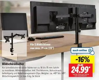 Lidl TRONIC Bildschirmhalter Angebot