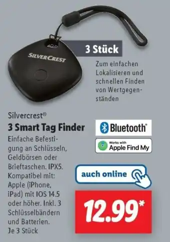 Lidl Silvercrest 3 Smart Tag Finder Angebot
