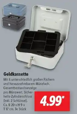 Lidl Geldkassette Angebot