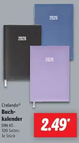 Lidl Crelando Buch- kalender Angebot