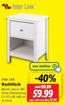 Lidl Inter Link Nachttisch Angebot