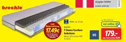 Lidl breckle 7-Zonen Taschen- federkern Angebot