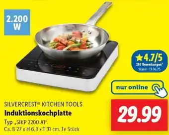 Lidl SILVERCREST KITCHEN TOOLS Induktionskochplatte Angebot