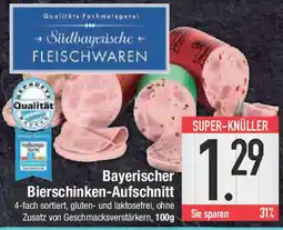 E-Center Bayerischer Bierschinken-Aufschnitt Angebot