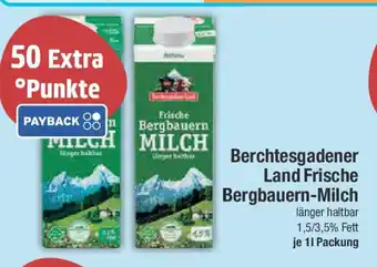 E-Center Berchtesgadener Land Frische Bergbauern-Milch Angebot