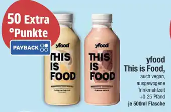 E-Center yfood This is Food Angebot