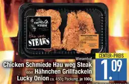 E-Center Chicken Schmiede Hau weg Steak oder Hähnchen Grillfackeln Lucky Onion Angebot
