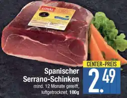 E-Center Spanischer Serrano-Schinken Angebot