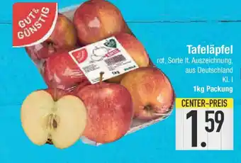E-Center GUT& GÜNSTIG Tafeläpfel Angebot