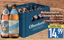 E-Center Weihenstephan oder Oberdorfer Helles Angebot