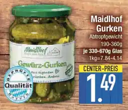 E-Center Maidlhof Gurken Angebot