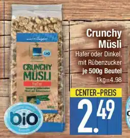 E-Center Crunchy Müsli Angebot