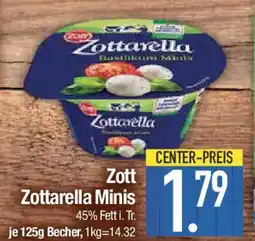 E-Center Zott Zottarella Minis Angebot