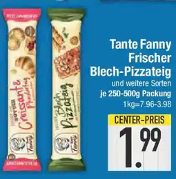 E-Center Tante Fanny Frischer Blech-Pizzateig Angebot