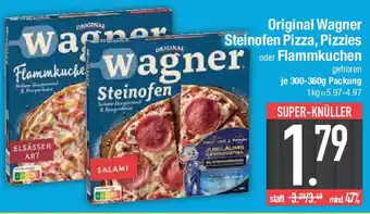 E-Center Original Wagner Steinofen Pizza, Pizzies oder Flammkuchen Angebot
