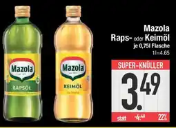 E-Center Mazola Raps- oder Keimöl Angebot